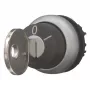 Eaton M22-WRS-MS10 raktinis perjungiklis, 2 padėčių, juodas/titano, 22.5 mm 111775