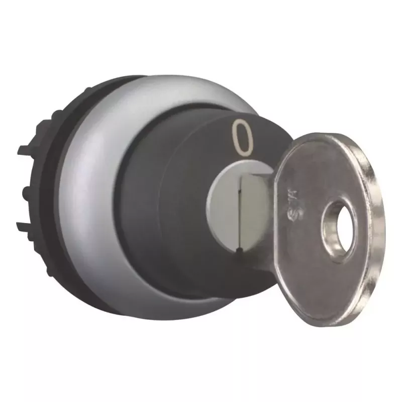 Eaton M22-WRS-MS10 raktinis perjungiklis, 2 padėčių, juodas/titano, 22.5 mm 111775