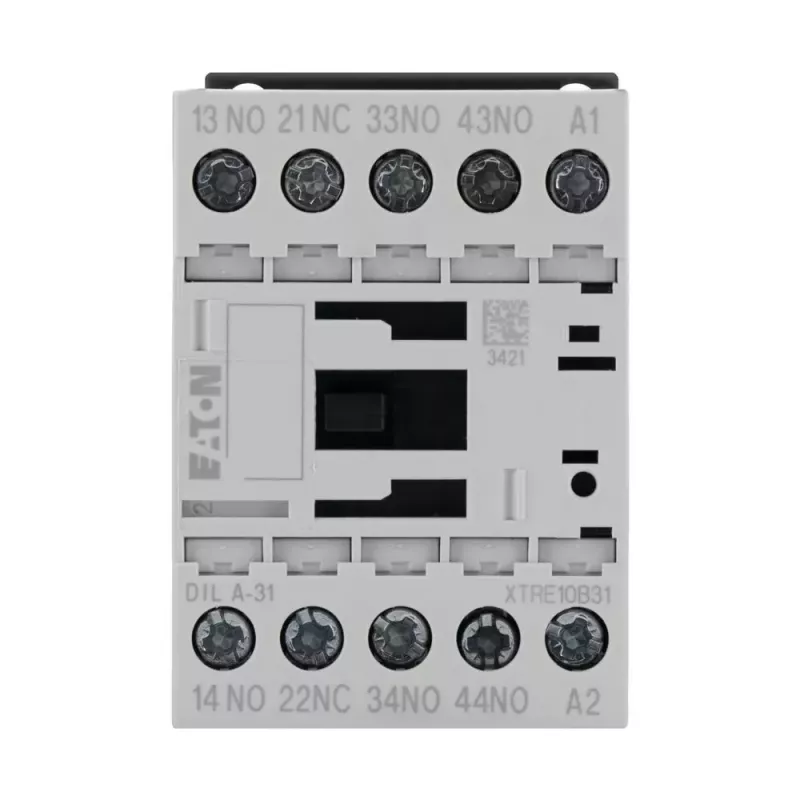 Eaton DILA-31 pagalbinis kontaktorius 24 VDC, 3 NO + 1 NC, varžtiniai gnybtai, 1,6 kW