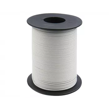 Donau Elektronik 105-5-100 montažinis laidas 1 x 0,20 mm² baltas 100 m