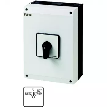 Eaton T5-4-8902/I5 4 polių pagrindinis jungiklis 63 A, juodas/baltas 207214