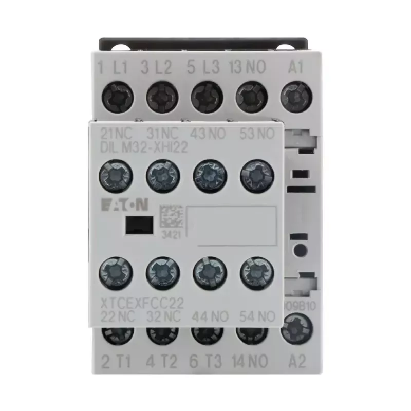 Eaton DILM9-32 galios kontaktorius, 3 polių, 9 A, 230 V AC ritė, 1 NO pagalbinis kontaktas, IP20 276795