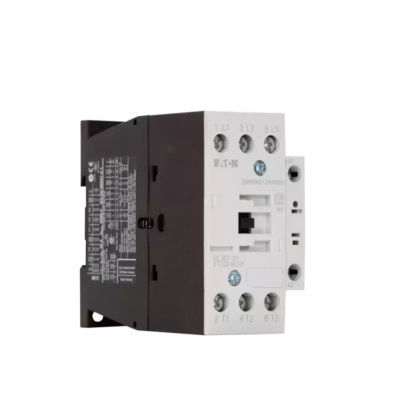 Eaton DILM17-01 kontaktoriuss, 3 polių, 17 A, 230 V AC ritė, 1 NC pagalbinis 277036