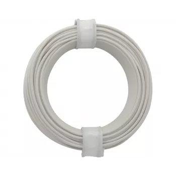 Donau Elektronik 118-5 lankusis laidas 1 x 0,14 mm² baltas 10 m