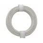 Donau Elektronik 118-5 lankusis laidas 1 x 0,14 mm² baltas 10 m