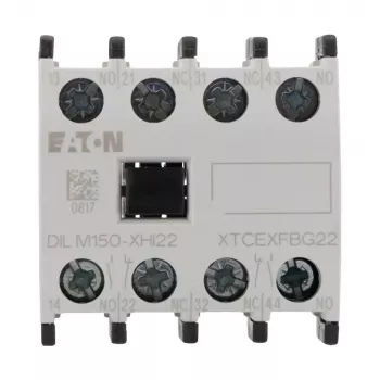 Eaton DILM150-XHI22 pagalbinis kontaktų blokas, 2NO+2NC, priekinio montavimo, varžtiniai gnybtai 277950