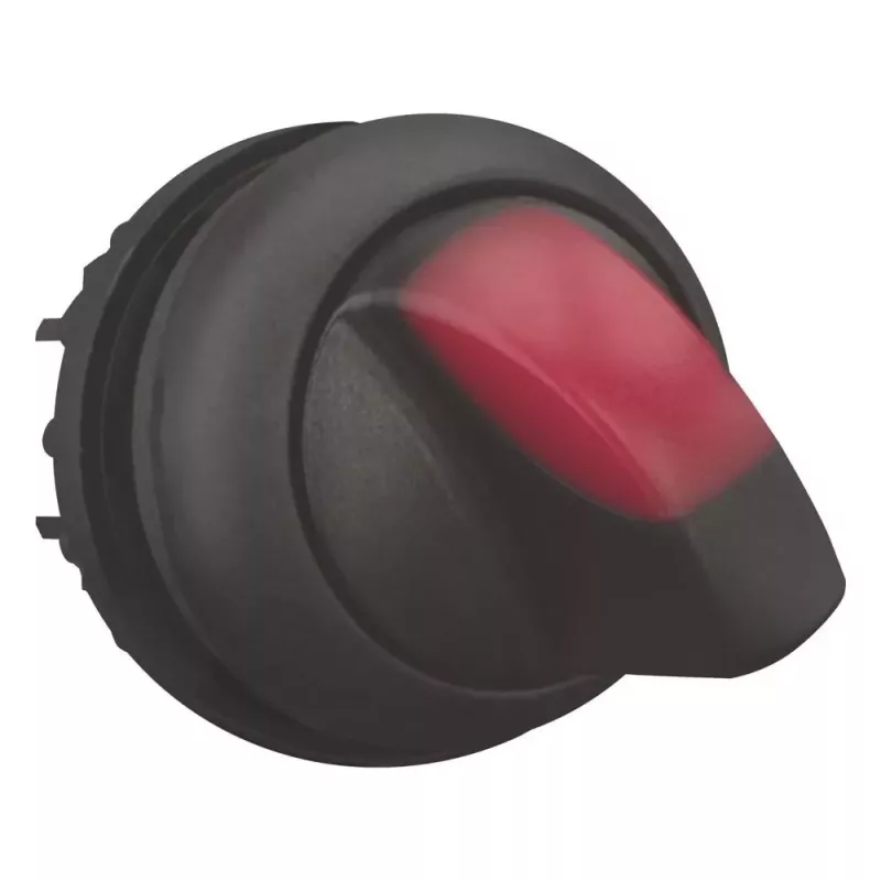 Eaton M22S-WLKV-R perjungiklio pavara, 2 padėčių fiksavimo, juoda rankenėlė, plastikinis priekinis žiedas 284399