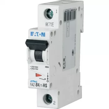 Eaton FAZ-B4/1-HS automatinis grandinės pertraukiklis, B tipo, 4A, 1 polių, 10kA, 279274