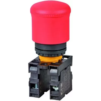 Eaton M22-PV/K11 mygtukas, 1 NO + 1 NC, plokščiasis valdymo elementas, juodas, 22,5 mm montavimas, varžtiniai gnybtai 216516-RD