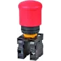 Eaton M22-PV/K11 mygtukas, 1 NO + 1 NC, plokščiasis valdymo elementas, juodas, 22,5 mm montavimas, varžtiniai gnybtai 216516-RD