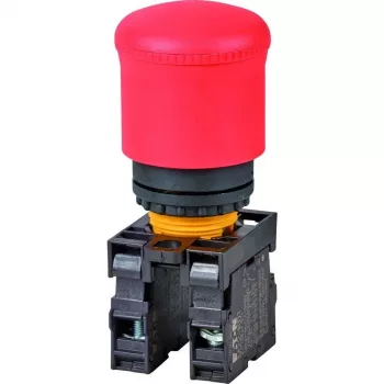 Eaton M22-PV/K11 mygtukas, 1 NO + 1 NC, plokščiasis valdymo elementas, juodas, 22,5 mm montavimas, varžtiniai gnybtai 216516-RD