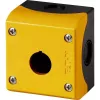 Eaton M22-IY1 geltonas tuščias korpusas, 1 montavimo vieta, pagrindo montavimas, 80 x 72 x 56 mm, IP66, IK08 216536