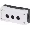 Eaton M22-IY1 geltonas tuščias korpusas, 1 montavimo vieta, pagrindo montavimas, 80 x 72 x 56 mm, IP66, IK08 216536