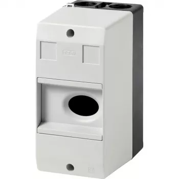 Eaton CI-PKZ01 paviršinio montavimo dėžė su integruotu jungikliu, 158 x 80 x 116,5 mm, pilka 281403