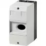 Eaton CI-PKZ01 paviršinio montavimo dėžė su integruotu jungikliu, 158 x 80 x 116,5 mm, pilka 281403