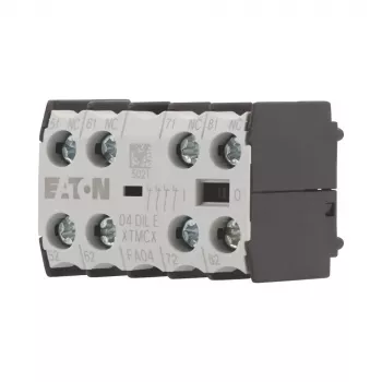 EATON 04DILE pagalbinis kontaktų blokas, 4 NC, priverstinai valdomi, priekinis montavimas, DILM7-DILM38 kontaktoriams 010256