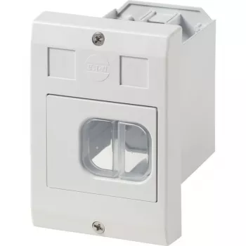 Eaton E-PKZ01-G tuščias korpusas su sukimosi jungikliu ir membraninėmis įvadomis, pilkas 281634