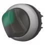 Eaton M22 sukamasis perjungiklis, 3 padėčių, fiksuojamas, juoda rankenėlė su sidabriniu apvadu 284395