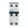 Eaton FAZ-C6/2 automatinis grandinės pertraukiklis (MCB), 6 A, 2 polių, C tipo, 10 kA, 230/400 V AC 278754