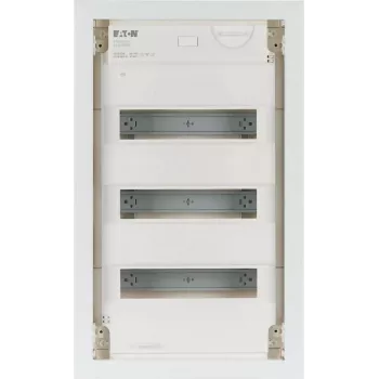 Eaton KLV-36UPP-F įleidžiama paskirstymo skydinė, 36 modulių, 3 eilės, permatomos tamsintos durelės, balta 178802
