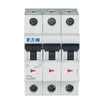 Eaton FAZ-B16/3 automatinis jungiklis, B tipo, 3 polų, 16 A 278847