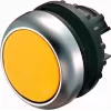 Eaton M22-DL-Y geltonas spaudžiamasis mygtukas su titano apvadu, 22,5 mm 216929