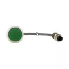 Eaton C22-D-G-K10-P3 įspaudžiamasis mygtukas, žalias, 1NO, momentinis, 22,5 mm 181632