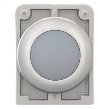 Eaton RMQ-Titan plokščia apvali indikacinės lemputės galvutė, balto lęšio, chromuotas apvadas, M30C-FL-W 183287