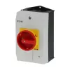 Eaton P1-40/I2H/SVB pagrindinis jungiklis su avarinio sustabdymo funkcija, užrakinamas, 40 A, 690 V, 3 polių, priekinis montavimas, IP65 199922