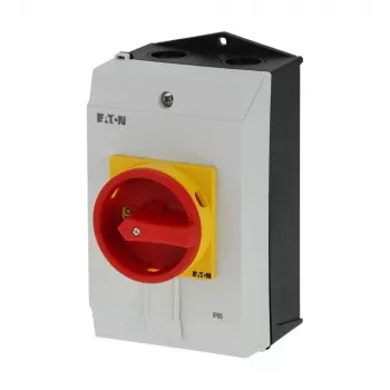 Eaton P1-40/I2H/SVB pagrindinis jungiklis su avarinio sustabdymo funkcija, užrakinamas, 40 A, 690 V, 3 polių, priekinis montavimas, IP65 199922