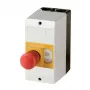 Eaton CI-PKZ01-PVT paviršinio montavimo valdymo stoties korpusas su avarinio sustabdymo mygtuku, polikarbonatas, šviesiai pilkas, IP65, 158 x 80 x 177 mm 281406