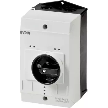 Eaton CI-K2-PKZ0-G tuščias korpusas su sukimosi jungikliu, 160 x 100 x 130 mm, pilkas/juodas 219654