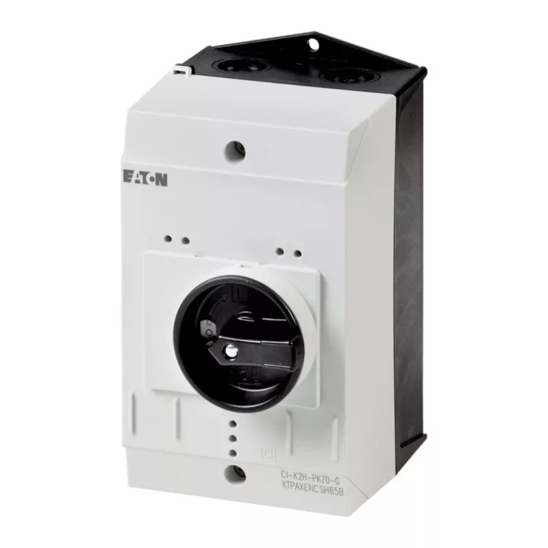 Eaton CI-K2-PKZ0-G tuščias korpusas su sukimosi jungikliu, 160 x 100 x 130 mm, pilkas/juodas 219654