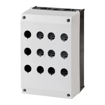 Eaton M22-I12 paviršinio montavimo korpusas, 1 valdymo taškas, pilkos spalvos plastikas, IP66/IP67/IP69K 222688