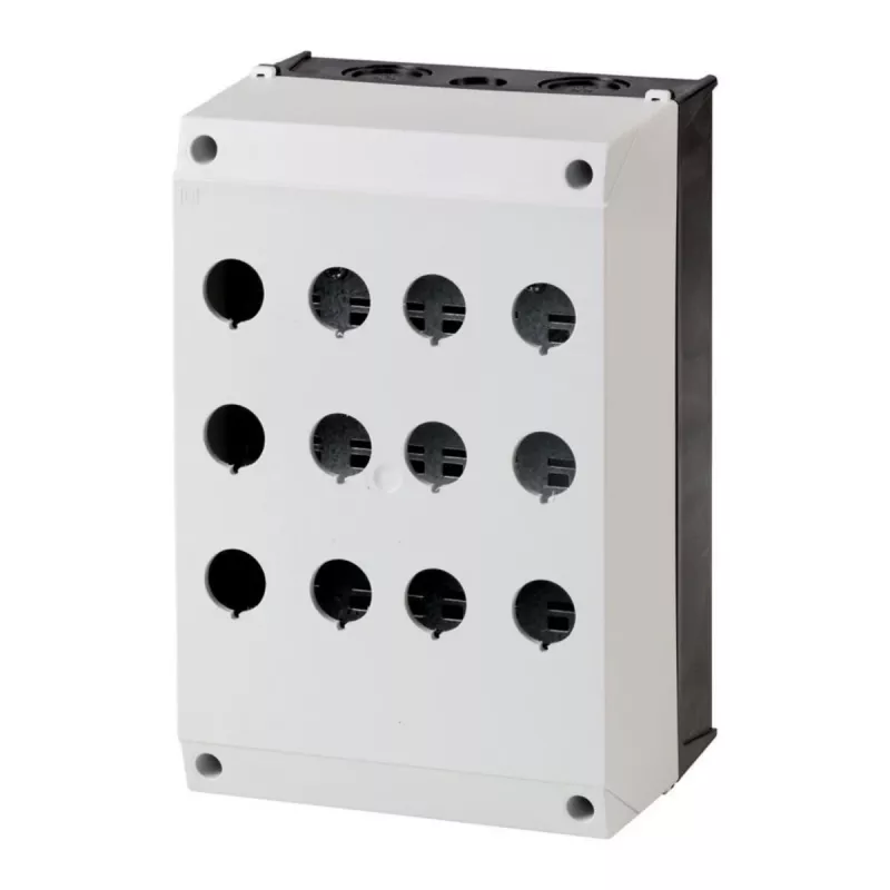 Eaton M22-I12 paviršinio montavimo korpusas, 1 valdymo taškas, pilkos spalvos plastikas, IP66/IP67/IP69K 222688