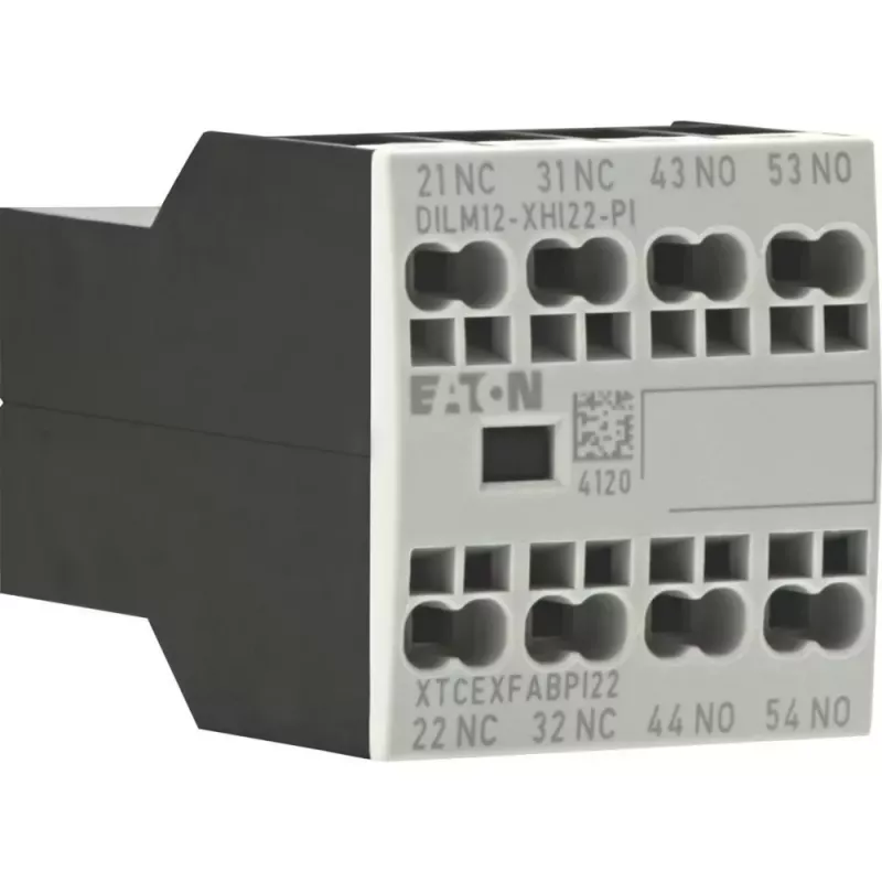 Eaton DILM12-XHI22 pagalbinis kontaktų blokas, 2NO+2NC, priekinis montavimas, varžtiniai gnybtai, DILM7-150 kontaktoriams 199458