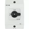 Eaton T0-2-1/I1 3 polių svirtinis jungiklis, 20A, IP65, pilkas/juodas 207081