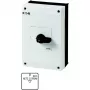 Eaton T5B-4-8902/I4 4 polių kumštelinis jungiklis, 20 A, 690 V AC, juodas/baltas 207237
