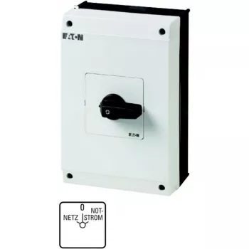 Eaton T5B-4-8902/I4 4 polių kumštelinis jungiklis, 20 A, 690 V AC, juodas/baltas 207237