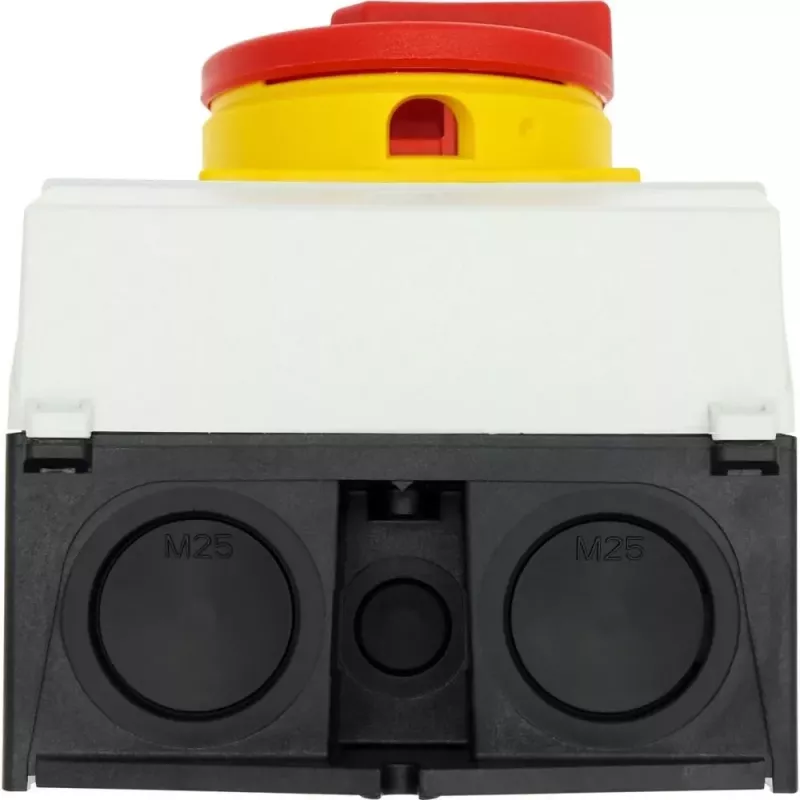 Eaton P1-25/I2-SI/HI11 3 polių pagrindinis jungiklis 25A 690V AC, įleidžiamas, IP65 priekis, baltas 207310