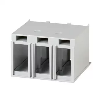 Eaton 260038 gnybtų dangtelis NZM2 3 polių grandinės pertraukikliams, BG2 korpusas, pilkas