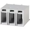 Eaton 260038 gnybtų dangtelis NZM2 3 polių grandinės pertraukikliams, BG2 korpusas, pilkas
