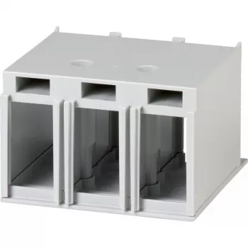 Eaton 260038 gnybtų dangtelis NZM2 3 polių grandinės pertraukikliams, BG2 korpusas, pilkas
