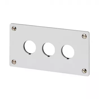 Eaton M22-E3Q aliumininis valdymo pulto korpusas, pilkas, 3 išpjovos, IP65 216544