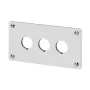 Eaton M22-E3Q aliumininis valdymo pulto korpusas, pilkas, 3 išpjovos, IP65 216544