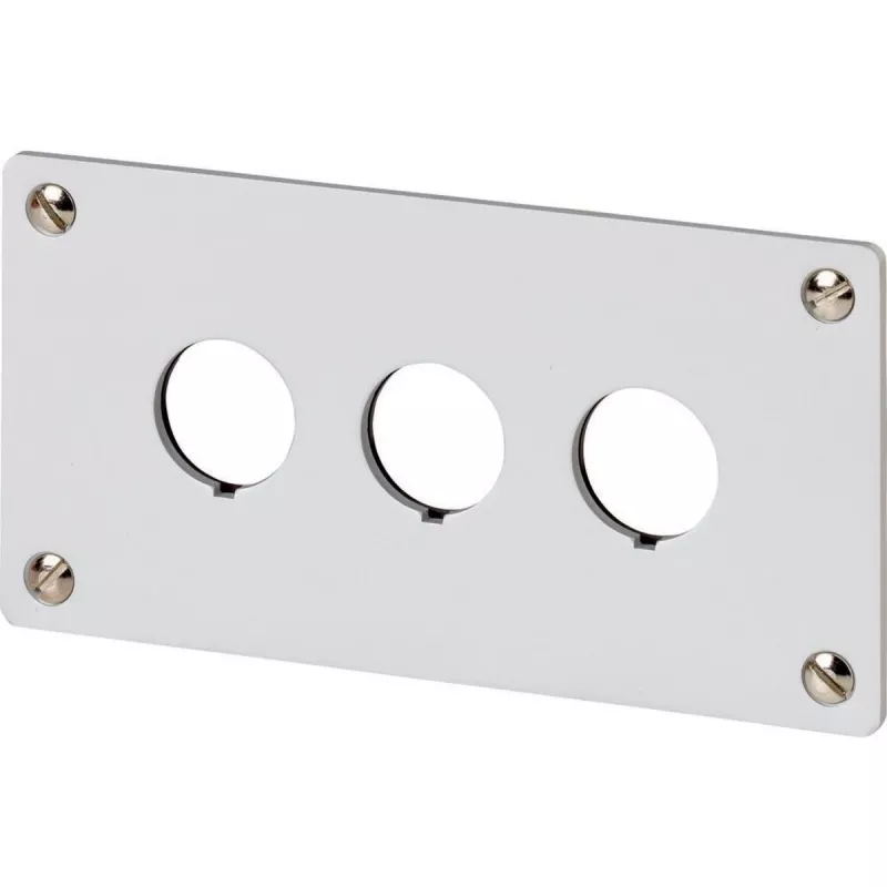 Eaton M22-E3Q aliumininis valdymo pulto korpusas, pilkas, 3 išpjovos, IP65 216544