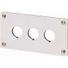 Eaton M22-E3Q aliumininis valdymo pulto korpusas, pilkas, 3 išpjovos, IP65 216544