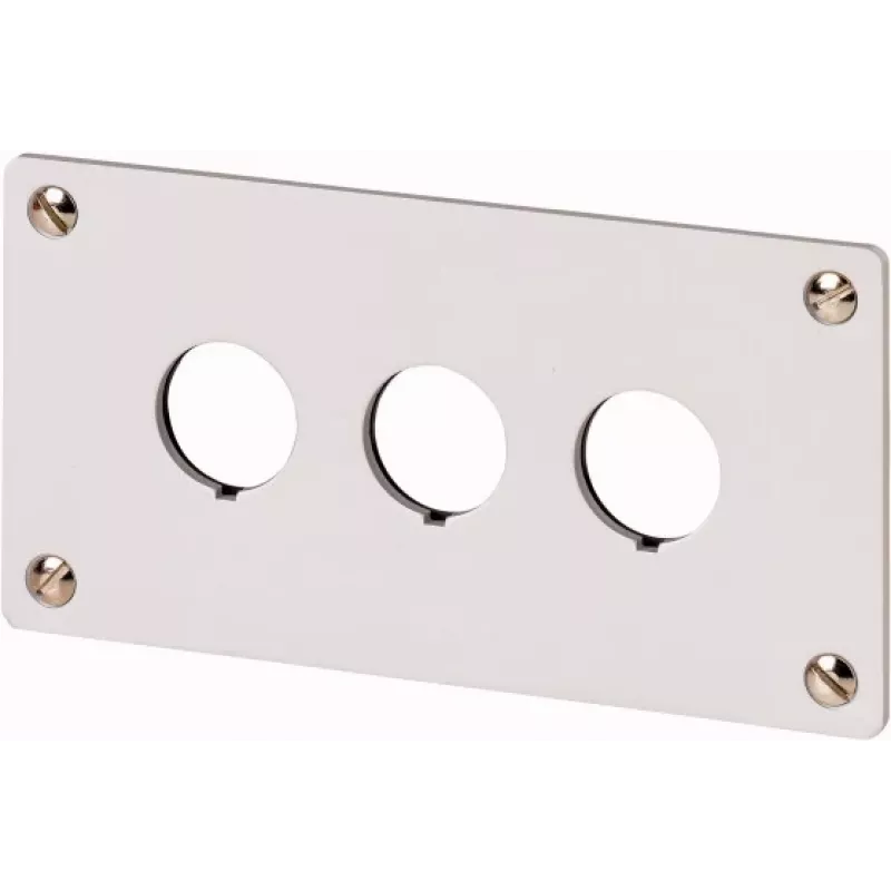 Eaton M22-E3Q aliumininis valdymo pulto korpusas, pilkas, 3 išpjovos, IP65 216544