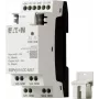 Eaton EASY-E4-DC-6AE1 PLC valdymo modulis, 12/24 V DC, 6 skaitmeniniai įėjimai, 2 analoginiai įėjimai, 4 relių išėjimai, plečiamas, integruotas LCD