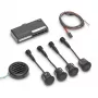 Dometic MagicWatch MWE820 laidinis galinio parkavimo daviklių rinkinys su garsiniu signalu, 4 ultragarsiniai davikliai, juodas 9600000353